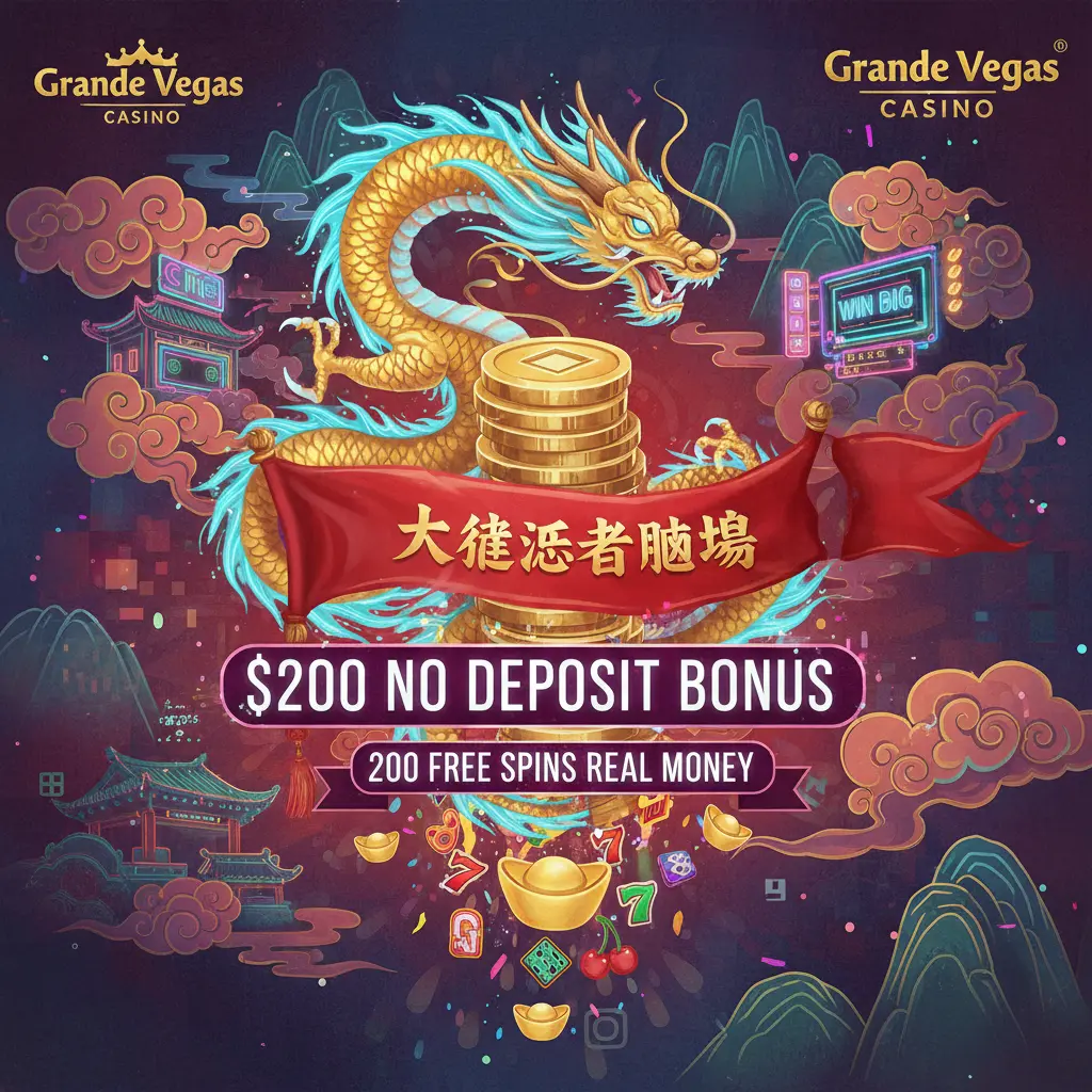 $200 no deposit bonus 200 free spins real money - Grande